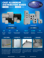 AP & AC SERIES: CAST ALUMINUM DISTRIBUTION BOXES